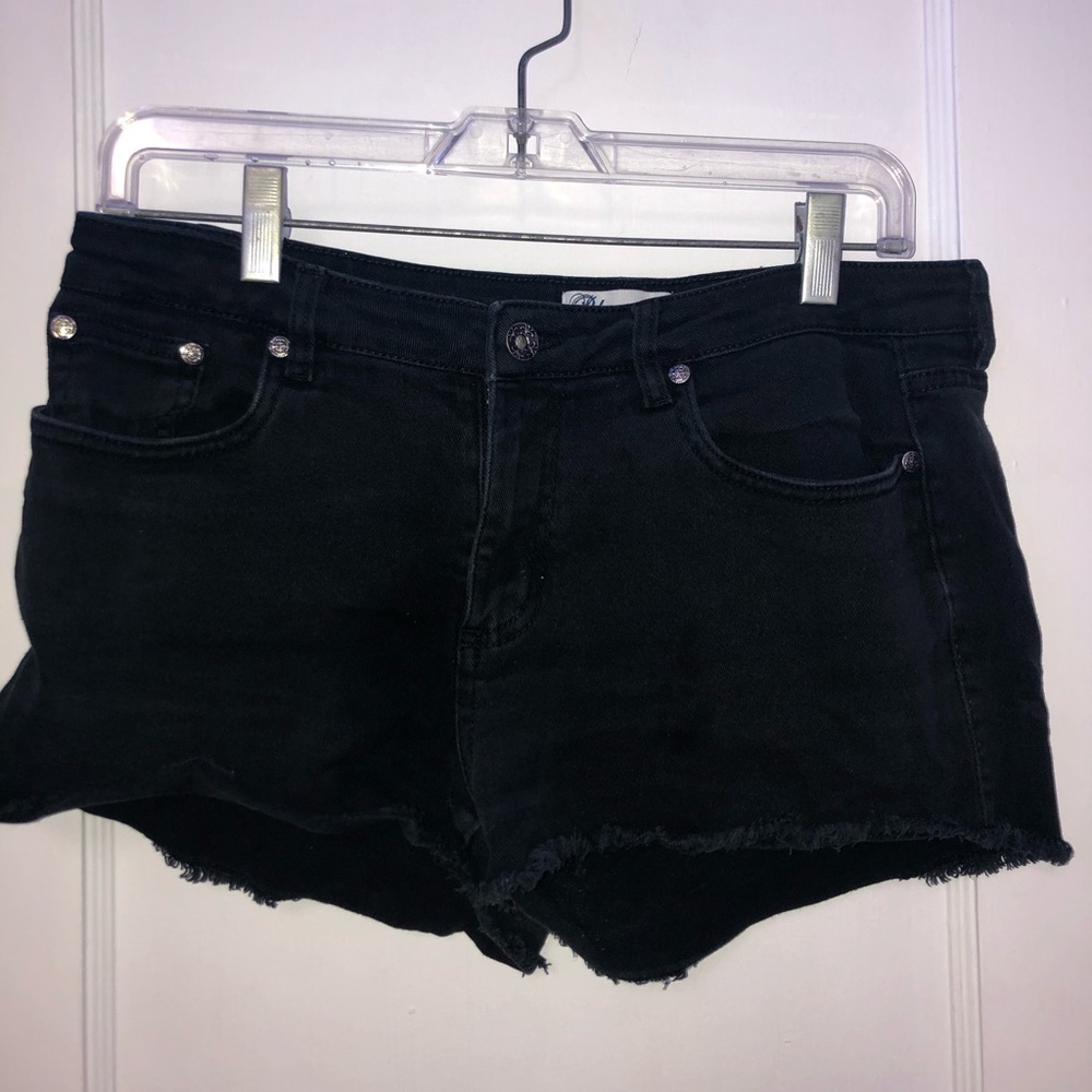 BLUECRUSH Black Jean Shorts